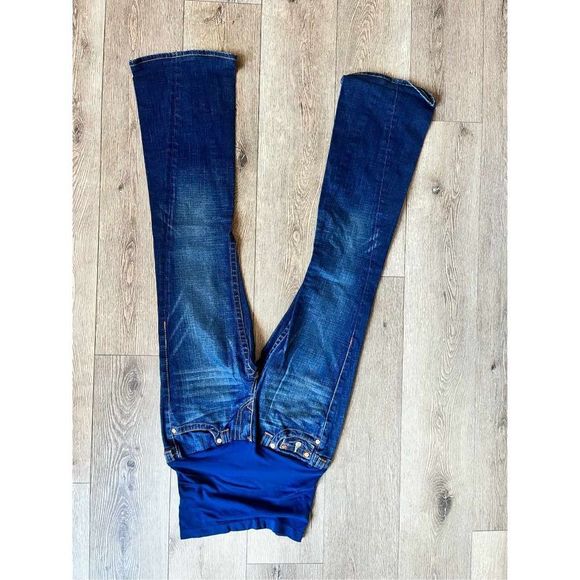 True Religion A Pea in A Pod Maternity Jeans size 28 - Picture 3 of 4